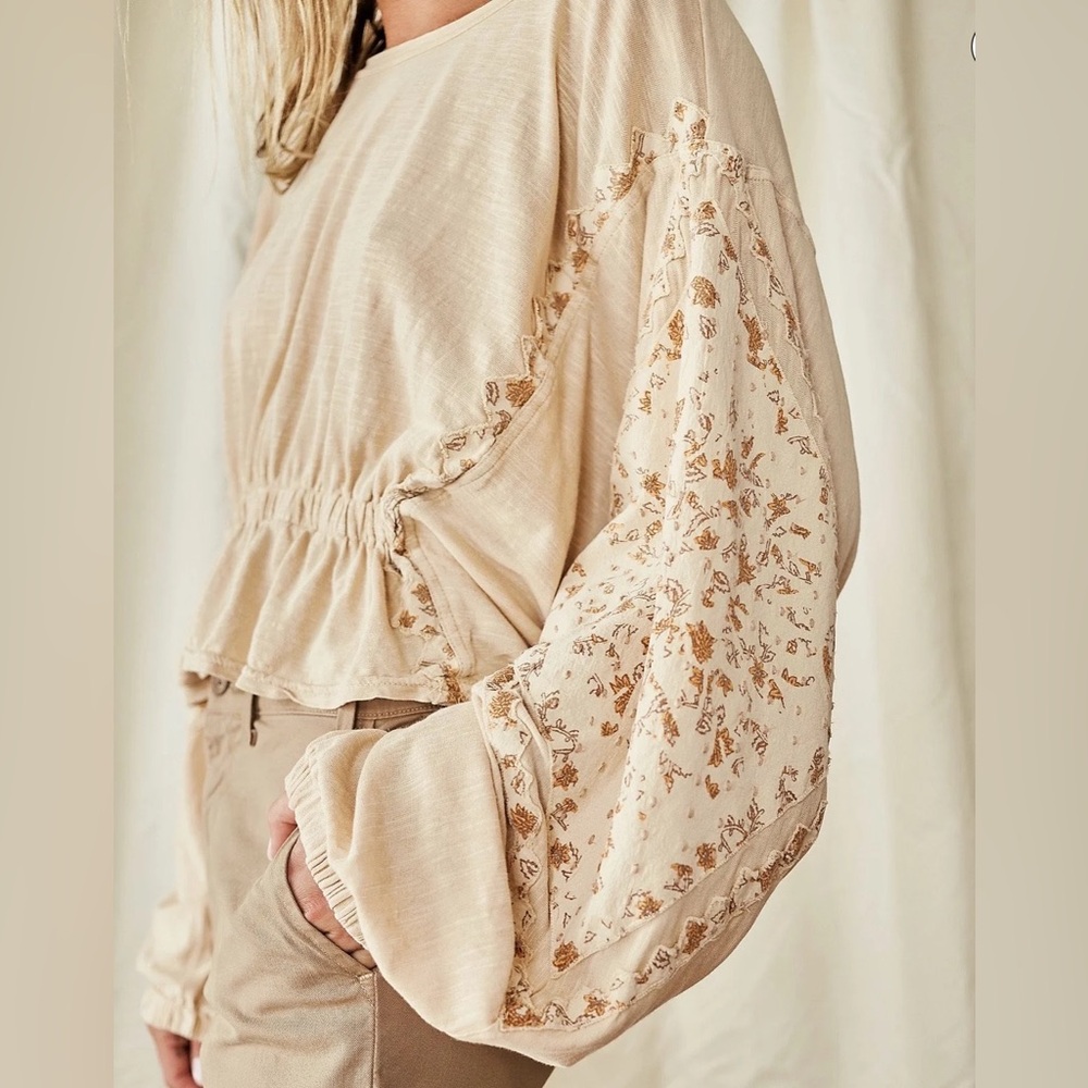Free People Patchwork Top